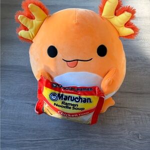 Snackles Maruchan Ramen Axolotl Super Sized
14" Plush by ZURU